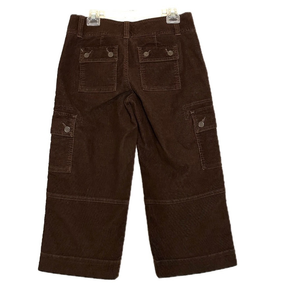 Abercrombie & Fitch Cargo Capris Wide Leg Straight Leg Corduroy Pants deadstock - Picture 2 of 8